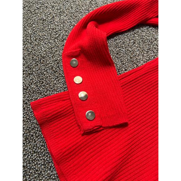 Karen Millen Ribbed Off the Shoulder Top - Picture 4 of 4